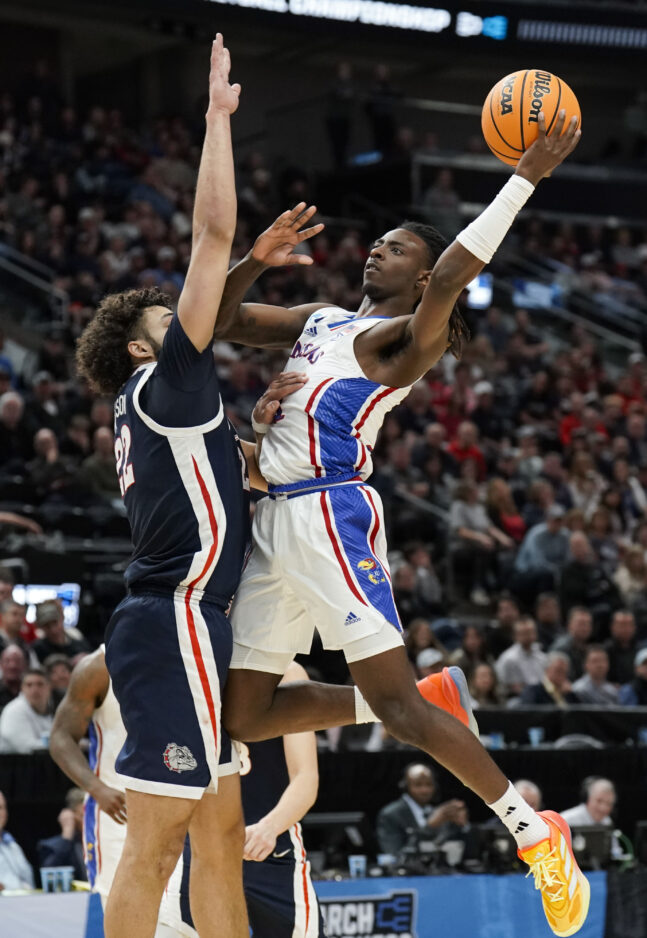 Photo Gallery Zags end Jayhawks season with secondhalf blowout KU